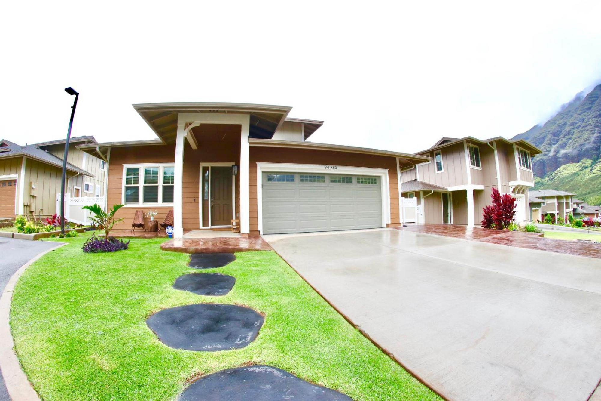 New 4 Bedroom Home With Ocean And Gorgeous Mountain Views In The Gated Community Of Mauna Olu Waianae Dış mekan fotoğraf