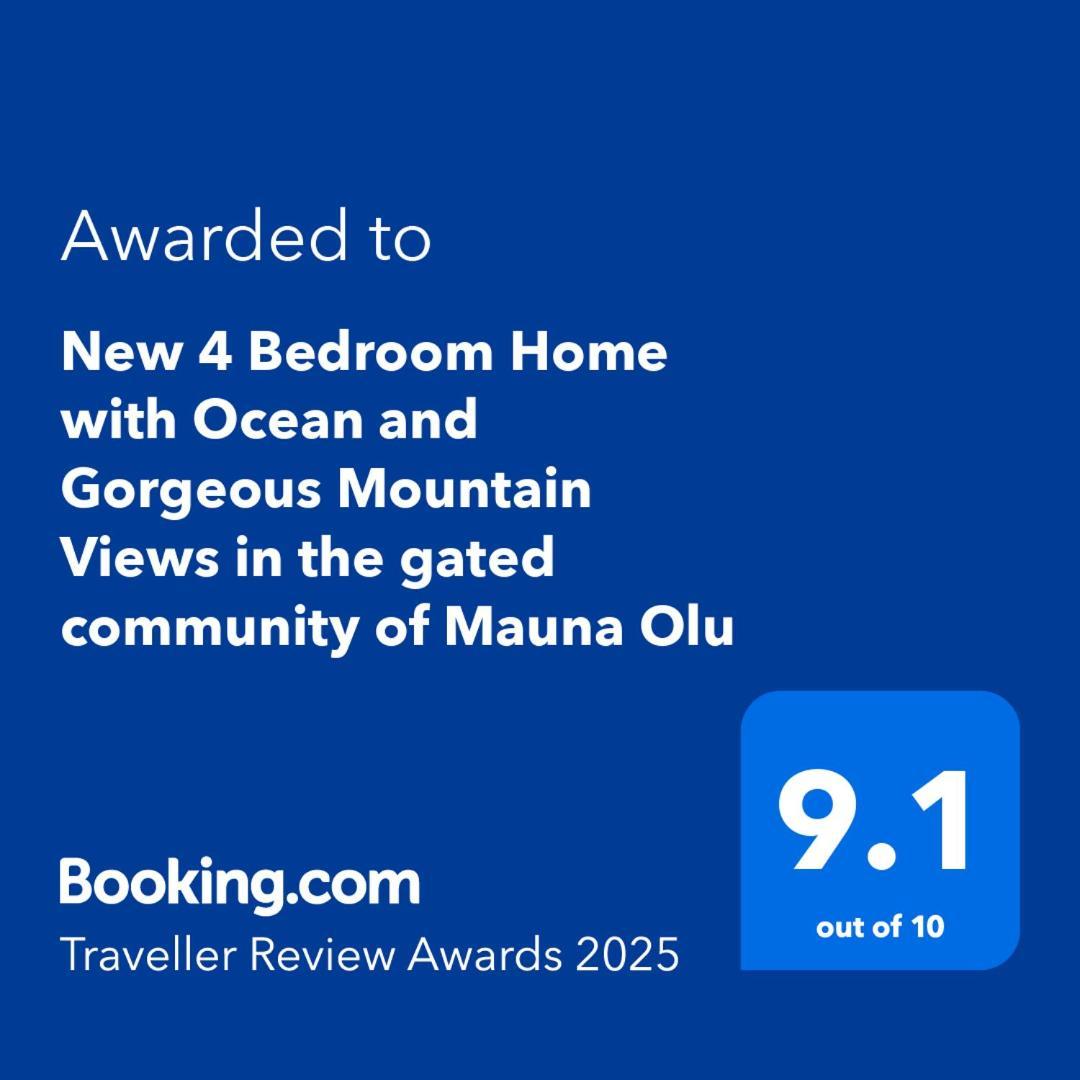 New 4 Bedroom Home With Ocean And Gorgeous Mountain Views In The Gated Community Of Mauna Olu Waianae Dış mekan fotoğraf
